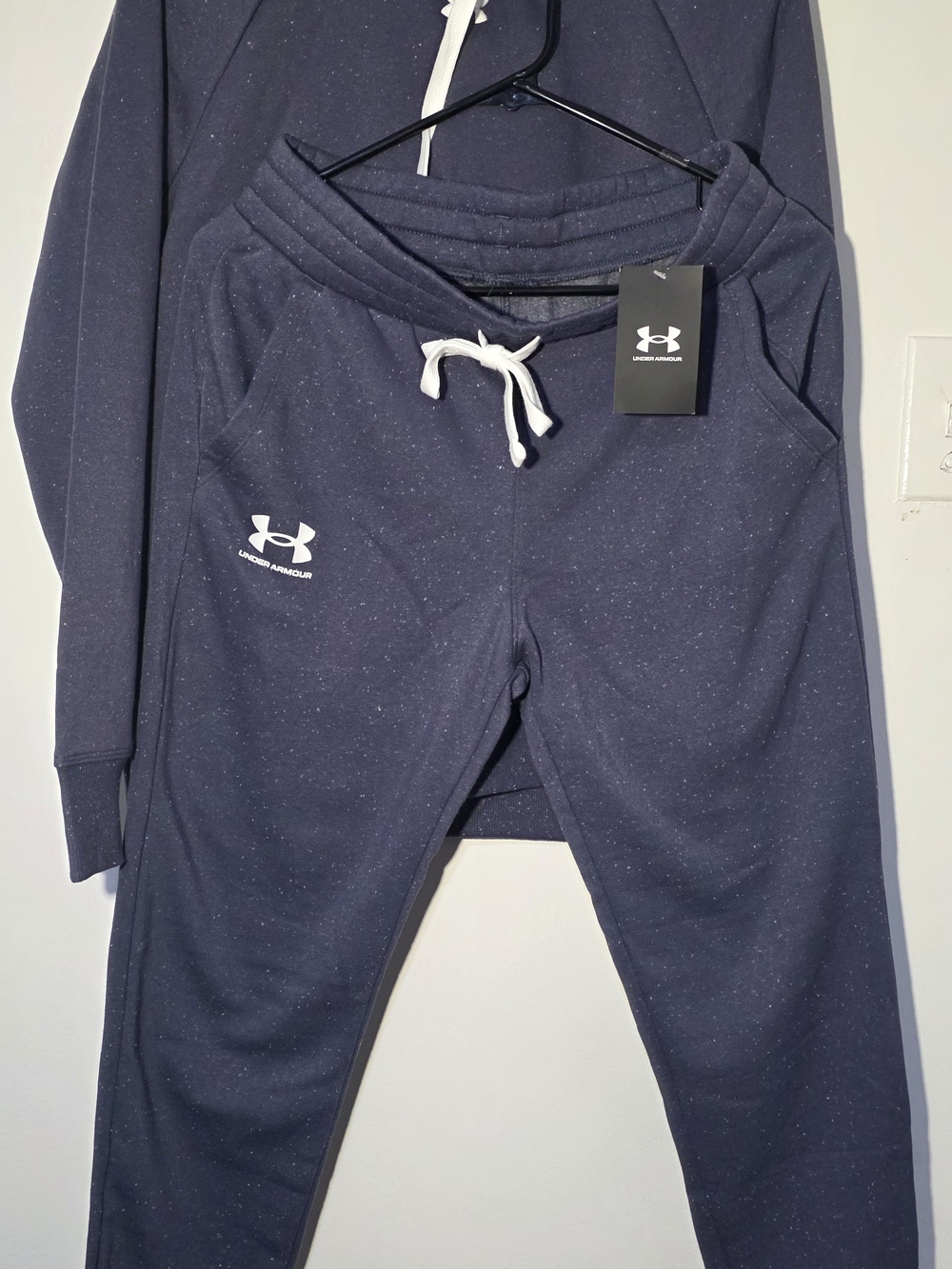 Under Armour Kids' Navy Speckle Jogger Bottoms